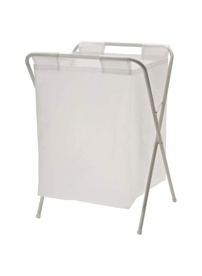 JÄLL Laundry bag with stand, white, 50 l - Image 1